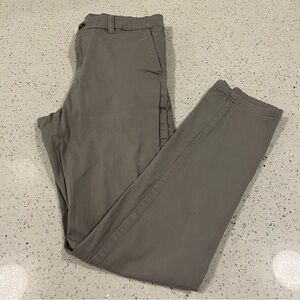 RIPZONE Straight Leg Grey Chino Pants | Men’s Size 32 x 32 | Back Pocket Logo